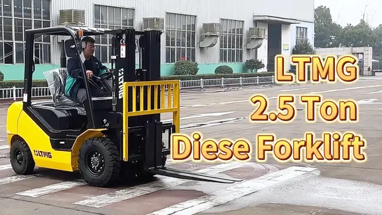 2.5tons Loading Capacity Counterbalanced Diesel Forklift 