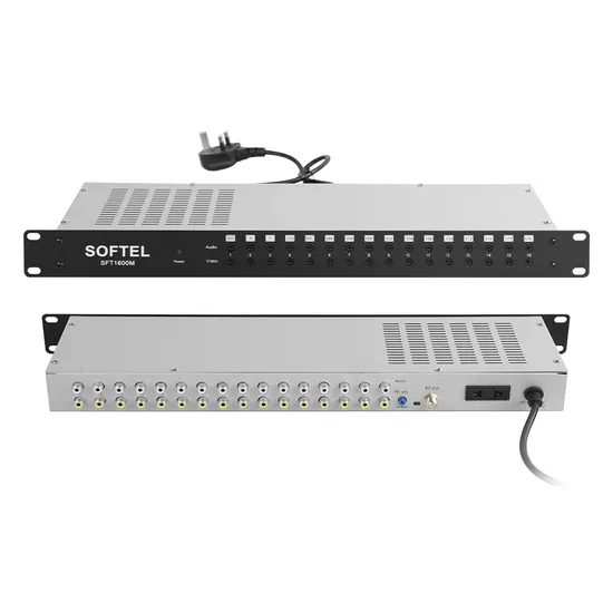 16 in 1 Economy Audio&Video AV to RF Fixed Channel Modulator 